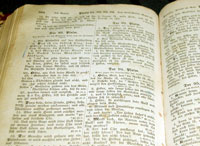 geffnete Bibel, 1908